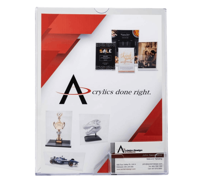 Transparent Acrylic Brochure Holder Concord