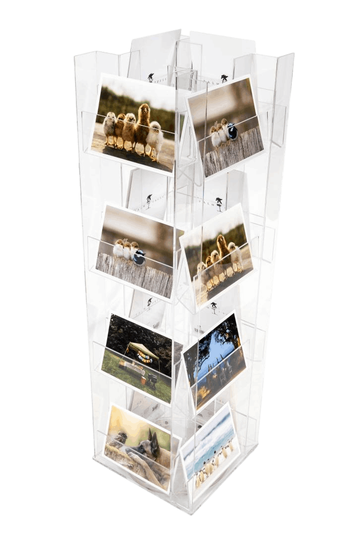 Plastic Display Stand for Postcards Concord