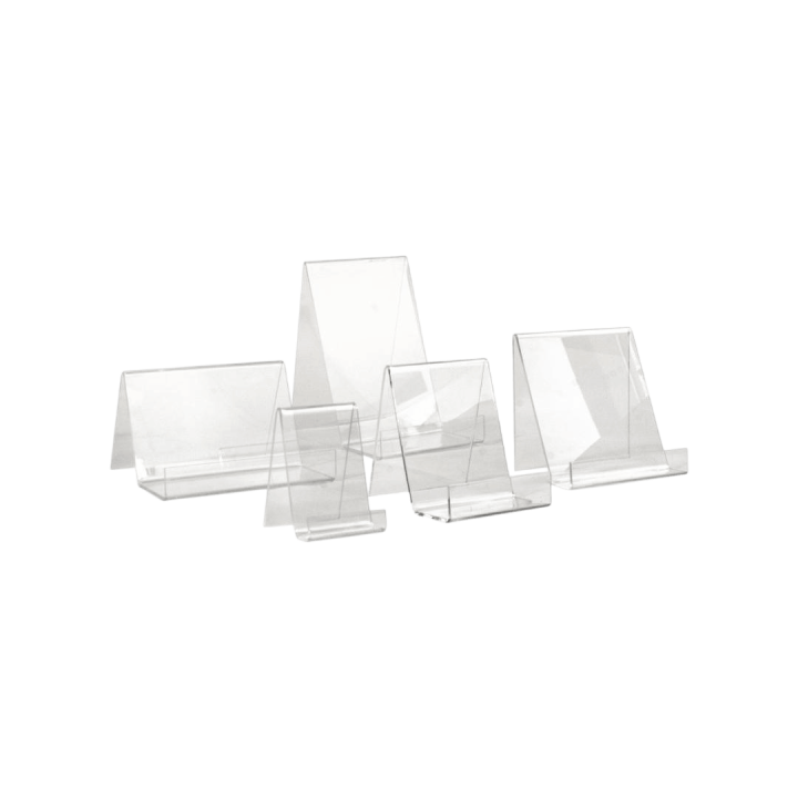 Transparent acrylic display for books and magazines Concord